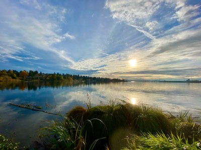 Lake Washington from the Waterfront Trail
