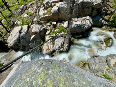 Looking down on Safety Harbor Creek