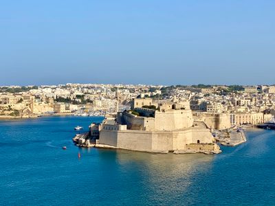 View of Grand Harbor and Fort St. Angelo