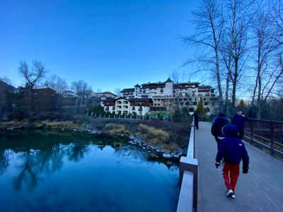 Blackbird Island Bridge and the Posthotel