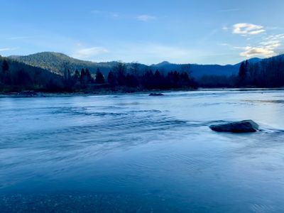 Wenatchee River from Blackbird Island Bridge