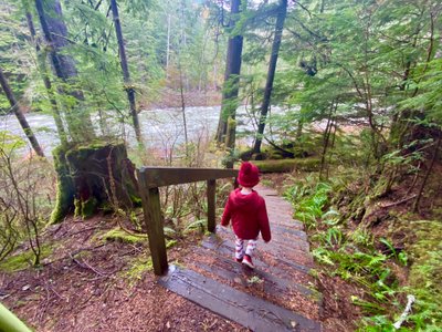 Path down to the South Fork of the Snoqualmie River